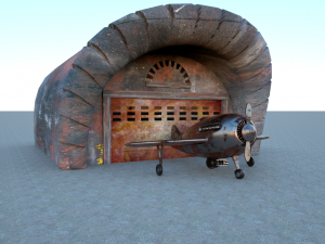 iron airplane Modello 3D