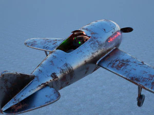 aeroplano di ferro Modello 3D