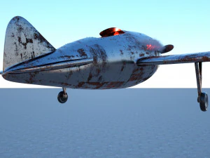 aeroplano di ferro Modello 3D