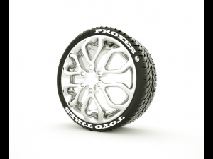 3d fantastik wheel 3D 模型