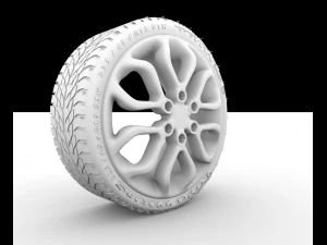 3d fantastik wheel 3D Model