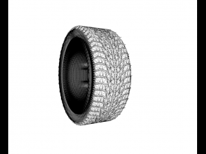 3d fantastik wheel Model 3D