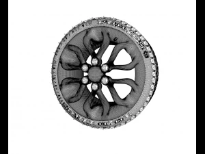 3d fantastik wheel 3D Model