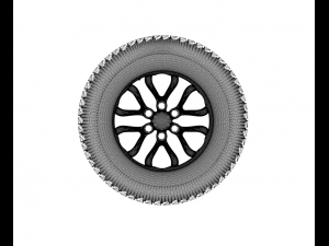 3d fantastik wheel Model 3D