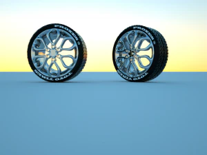 3d fantastik wheel 3D Model