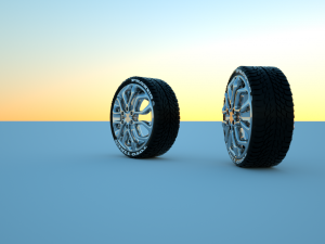 3d fantastik wheel Model 3D