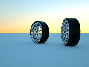 3d fantastik wheel 3D Model
