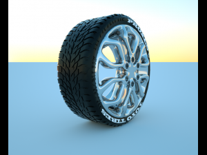 3d fantastik wheel Model 3D