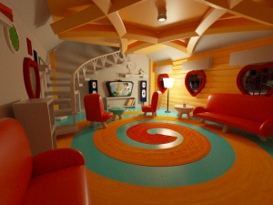 3d perfect cartoon house 3Dモデル