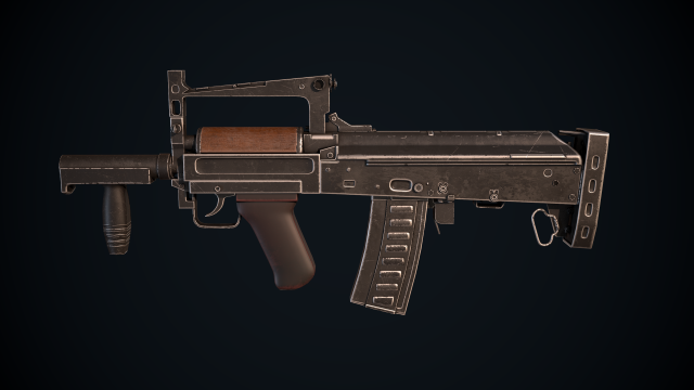 - groza groza oc 14 rifle fbx and texture Modello 3D .c4d .max .obj .3ds .fbx .stl .blend 