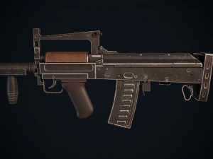 - Groza Groza OC 14 Gewehr FBX und Textur 3D Modell