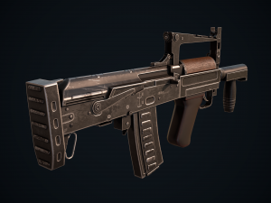 - groza groza oc 14 rifle fbx and texture Modello 3D