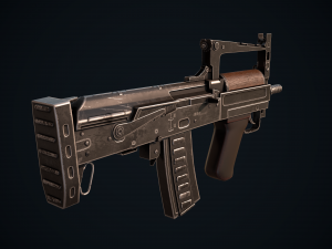 - groza groza oc 14 rifle fbx and texture Modello 3D
