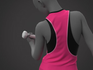 Female Sports Outfit Modelo 3D