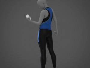 Female Sports Outfit 3D Модель