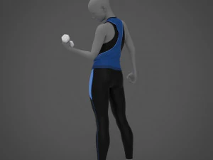 Female Sports Outfit 3D Model