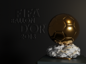 Fifa Golden Ball Ballon Dor 3D Model
