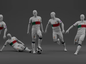 Португалія 2022 Виїзна майка 3D Модель