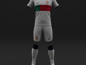 Portugal 2022 Away Jersey 3D Model