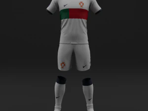 Portugal 2022 Away Jersey 3D Model