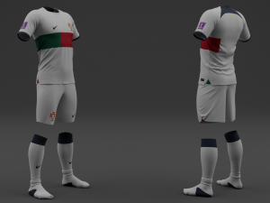 Portugal 2022 Away Jersey 3D Model