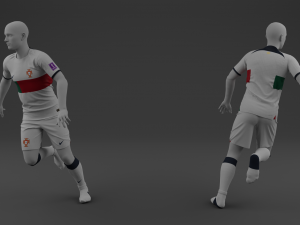 Portugal 2022 Away Jersey 3D Model