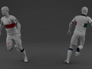 Portugal 2022 Away Jersey 3D Model
