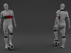 Portugal 2022 Away Jersey 3D Model