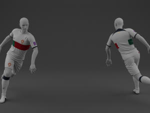 Portugal 2022 Away Jersey 3D Model