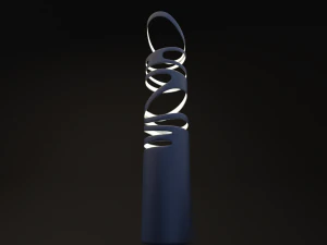 Whirl Table Lamp 3D Model