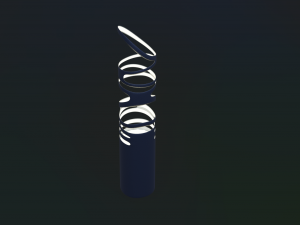 Whirl Table Lamp 3D-Modell
