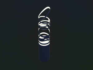 Whirl Table Lamp 3D-Modell