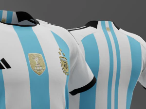 Argentina 2022 Home Kit 3D Model