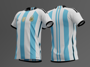Argentina 2022 Home Kit 3D-Modell