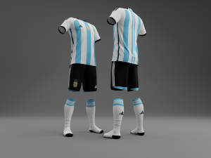 Argentina 2022 Home Kit 3D-Modell