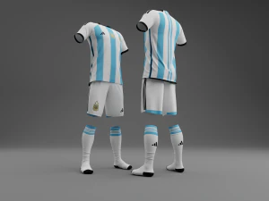 Argentina 2022 Home Kit 3D Model