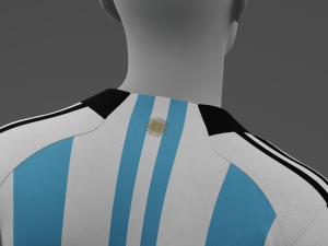 Argentina 2022 Home Kit 3D-Modell