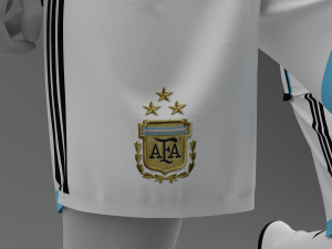 Argentina 2022 Home Kit 3D-Modell