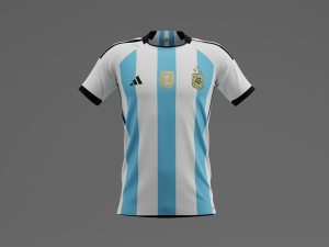 Argentina 2022 Home Kit 3D-Modell