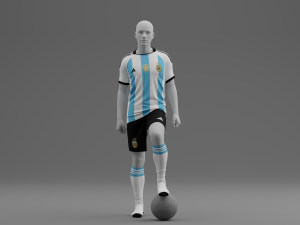 Argentina 2022 Home Kit 3D-Modell