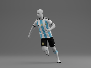 Argentina 2022 Home Kit 3D-Modell
