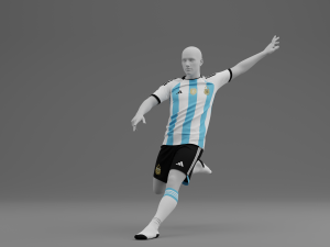 Argentina 2022 Home Kit 3D-Modell