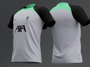 Liverpool 2023 Training Kit 3D-Modell