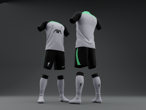 Liverpool 2023 Training Kit 3D-Modell