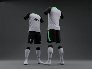 Liverpool 2023 Training Kit 3D Model