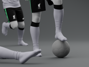 Liverpool 2023 Training Kit 3D-Modell