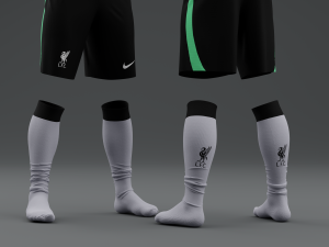 Liverpool 2023 Training Kit 3D-Modell