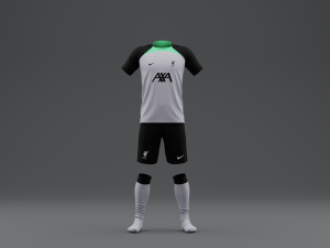 Liverpool 2023 Training Kit 3D-Modell