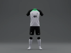 Liverpool 2023 Training Kit 3D Model