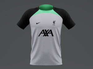Liverpool 2023 Training Kit 3D-Modell